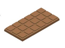 MOLDE TABLETA CHOCOLATE 65x32,5 h.4,7mm - 10gr