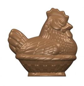 MOLDE GALLINA CON CESTA 183,2x179,75mm (1und) 230gr